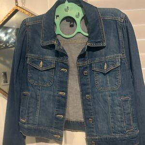 Free Assembly S Classic Blue Denim Jean Jacket